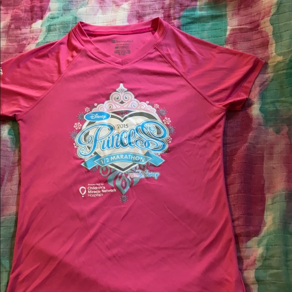 Run Disney 2015 princess half marathon race shirt